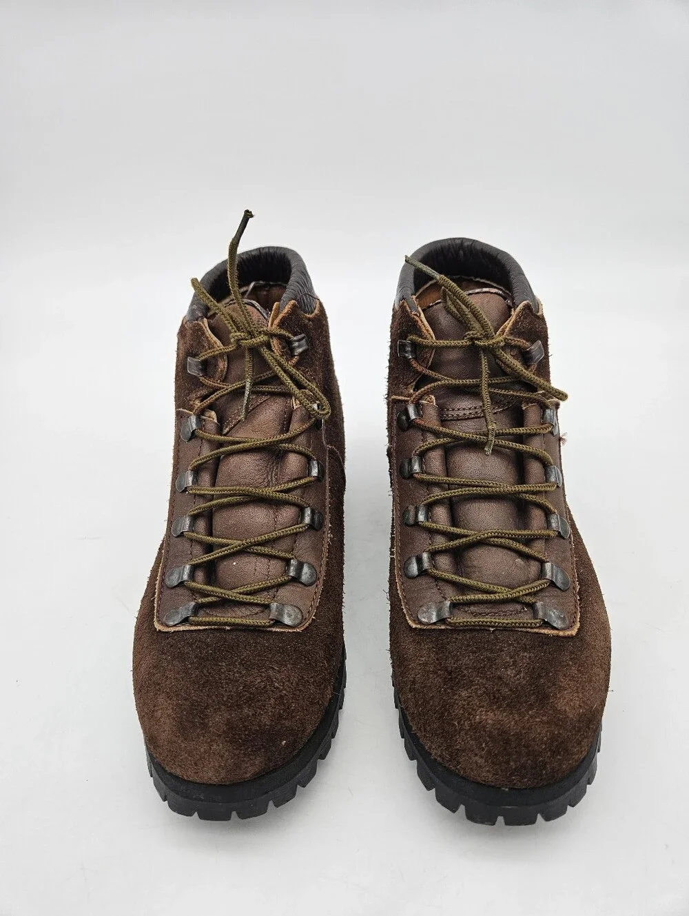 DEXTER VINTAGE MOUNTAINEER HIKING BOOTS LEATHER & SUEDE  women 6M Made in USA